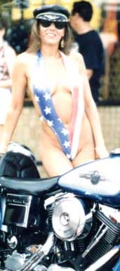 Outlaw Biker Cover Girl 